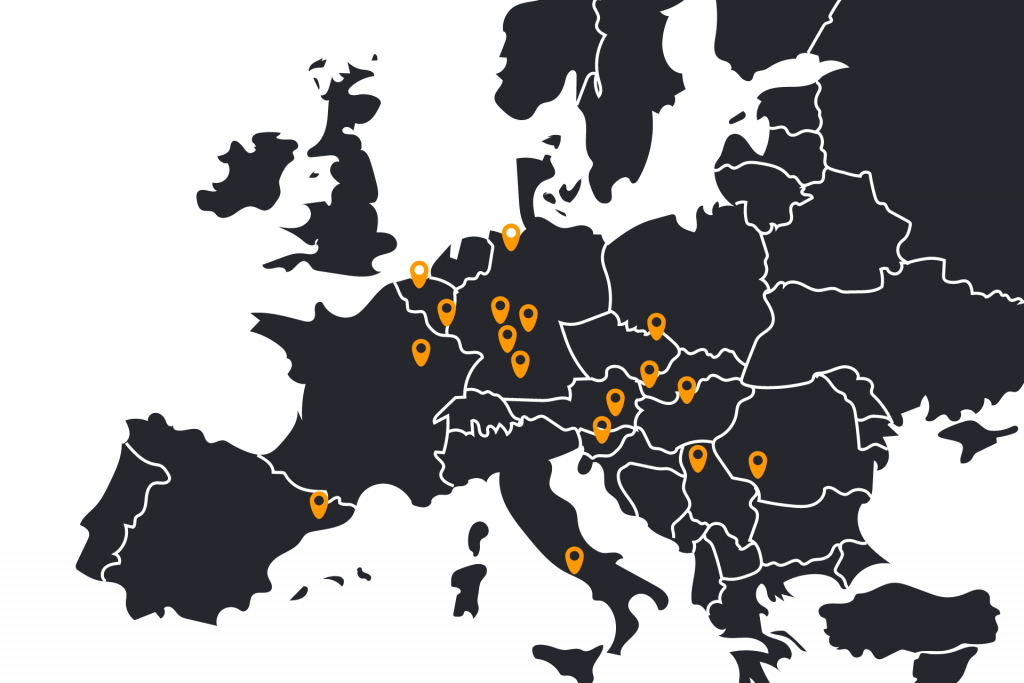 MQS Europe Map Places